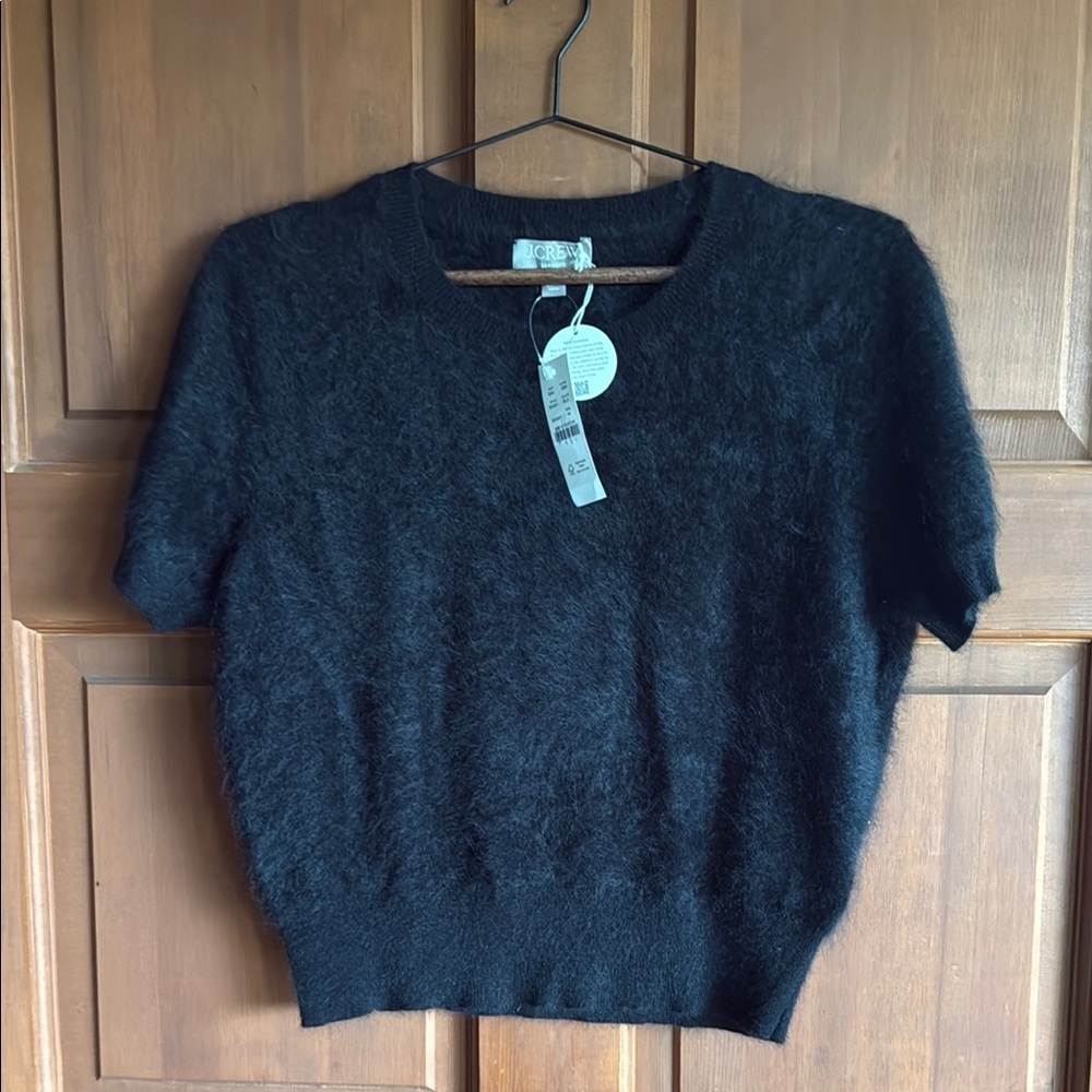 J. Crew Charcoal Fuzzy Sweater